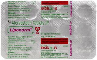 Liponorm 20Mg Tablet 15